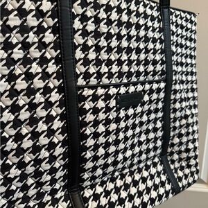 Vera Bradley Black and White Houndstooth Tote
